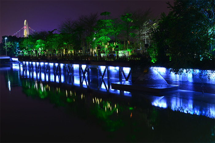 河道夜景亮化